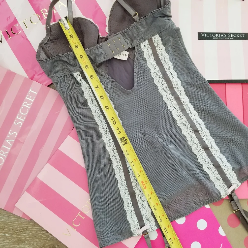 Victoria's Secret Vintage Very Sexy Bustier Corset Garter Dress Thong Panty NWT - Picture 6 of 16